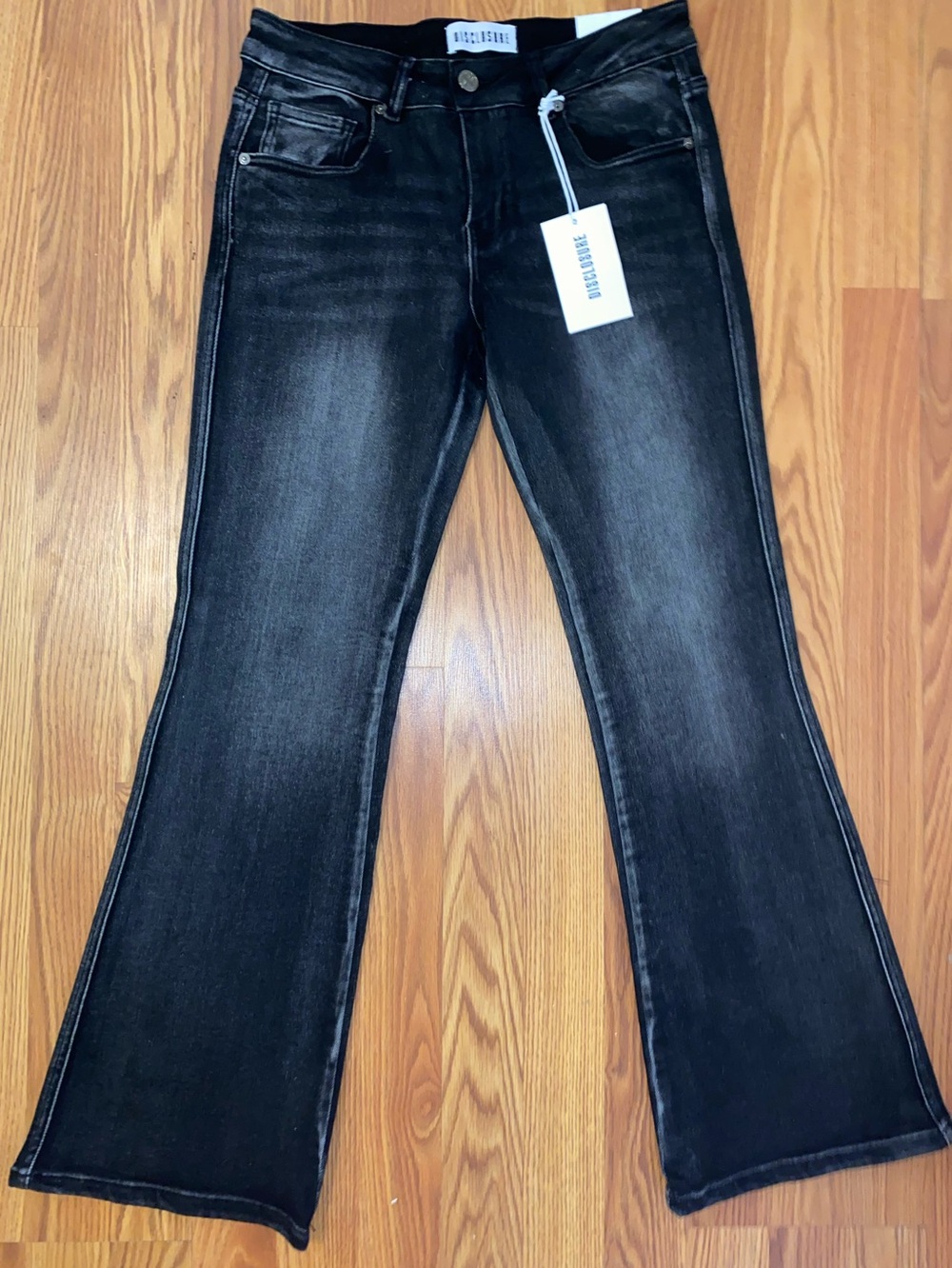 NWT | Disclosure Low Rise Bootcut Black Women’s Jeans | Size 9/29 - Picture 3 of 9